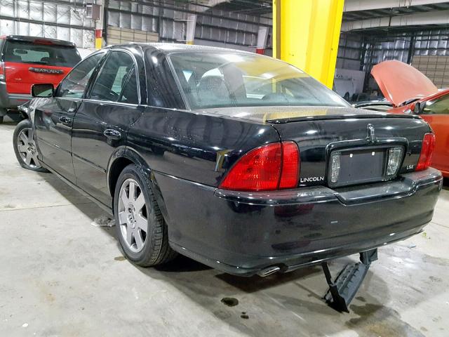 1LNHM87A44Y670478 - 2004 LINCOLN LS BLACK photo 3