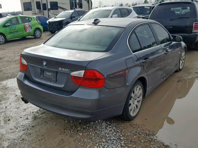 WBAVB33526KS35681 - 2006 BMW 330 I GRAY photo 4