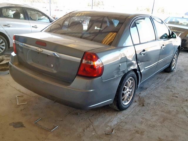 1G1ZS51F86F146551 - 2006 CHEVROLET MALIBU LS CHARCOAL photo 4