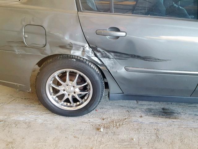 1G1ZS51F86F146551 - 2006 CHEVROLET MALIBU LS CHARCOAL photo 9