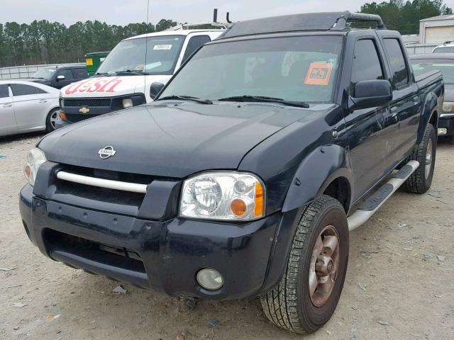 1N6ED27TX1C333065 - 2001 NISSAN FRONTIER C BLACK photo 2