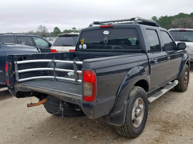 1N6ED27TX1C333065 - 2001 NISSAN FRONTIER C BLACK photo 4