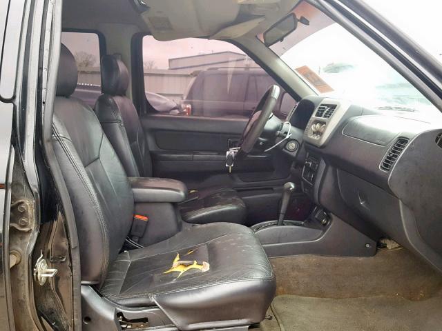 1N6ED27TX1C333065 - 2001 NISSAN FRONTIER C BLACK photo 5