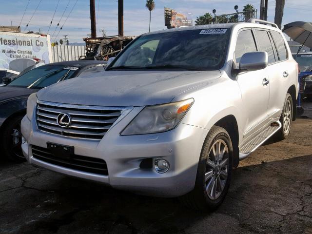 JTJHY7AX1B4072835 - 2011 LEXUS LX 570 SILVER photo 2