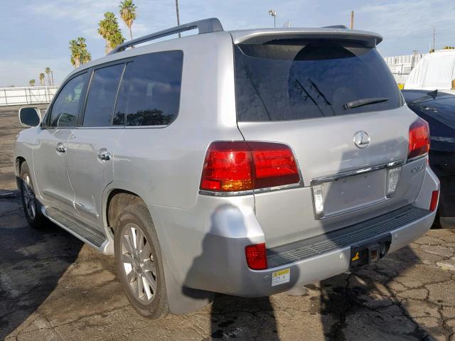 JTJHY7AX1B4072835 - 2011 LEXUS LX 570 SILVER photo 3