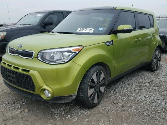 KNDJX3A59F7770483 - 2015 KIA SOUL ! GREEN photo 2