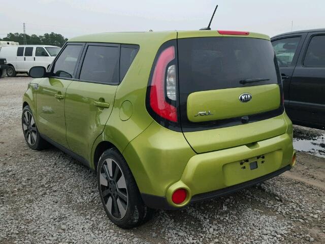 KNDJX3A59F7770483 - 2015 KIA SOUL ! GREEN photo 3