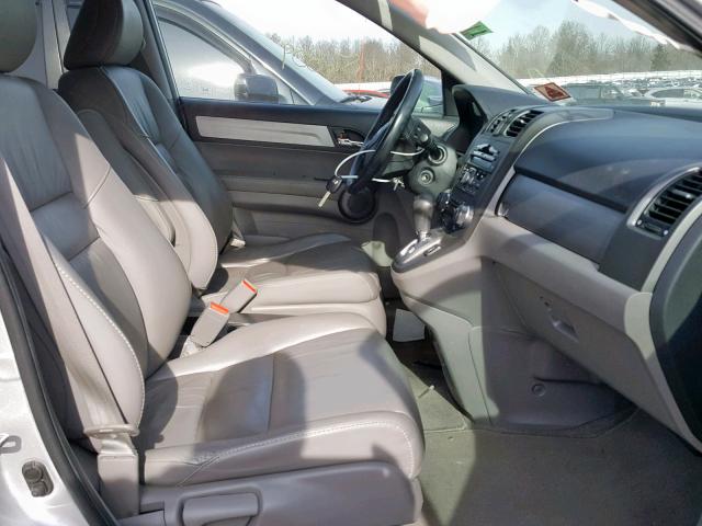 5J6RE4H70BL014512 - 2011 HONDA CR-V EXL SILVER photo 5