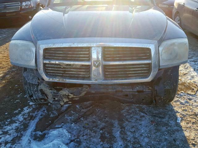 1D7HE42N85S308300 - 2005 DODGE DAKOTA SLT BLUE photo 7