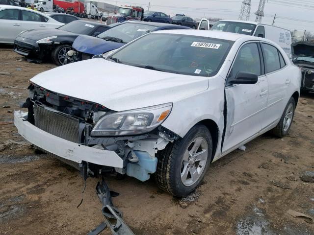 1G11B5SA5DF169122 - 2013 CHEVROLET MALIBU LS WHITE photo 2