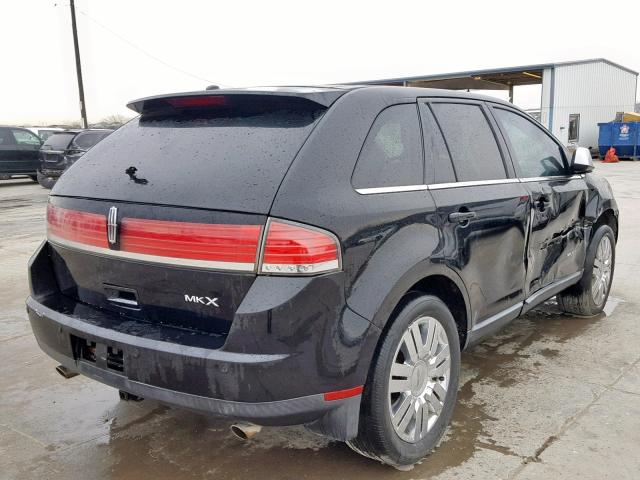 2LMDU68C58BJ02511 - 2008 LINCOLN MKX BLACK photo 4