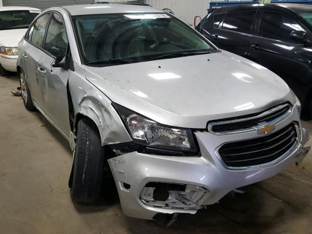 1G1PA5SHXF7299176 - 2015 CHEVROLET CRUZE LS SILVER photo 1