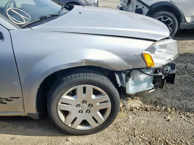 1B3BD4FB7BN541714 - 2011 DODGE AVENGER EX SILVER photo 9