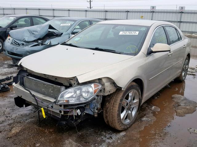 1G1ZC5EB5AF168388 - 2010 CHEVROLET MALIBU 1LT 米色 照片 2