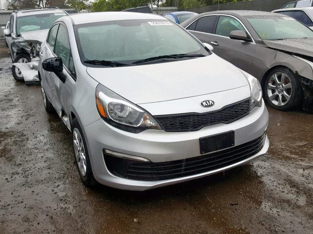 KNADM4A31H6039692 - 2017 KIA RIO LX SILVER photo 1