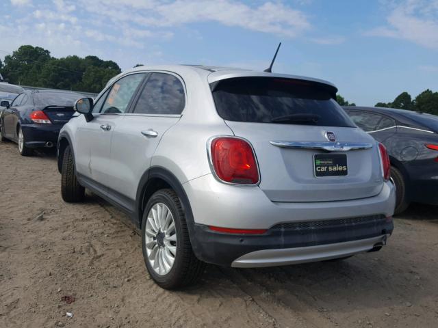 ZFBCFYDT0GP384333 - 2016 FIAT 500X LOUNG SILVER photo 3