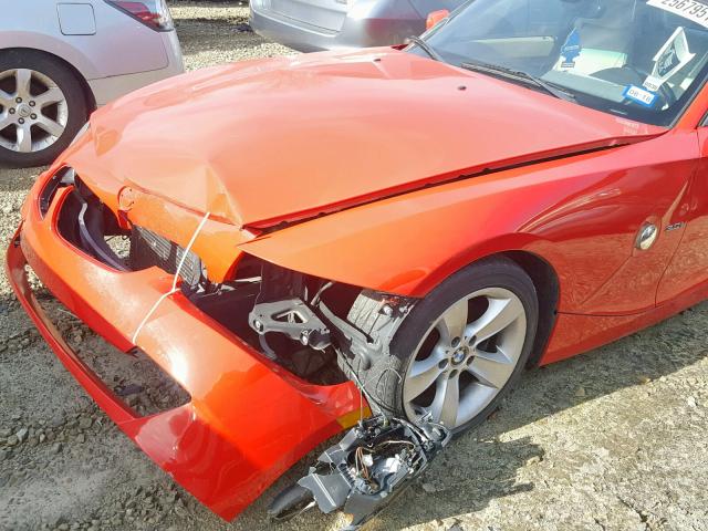 4USBU33576LW68630 - 2006 BMW Z4 3.0 RED photo 9
