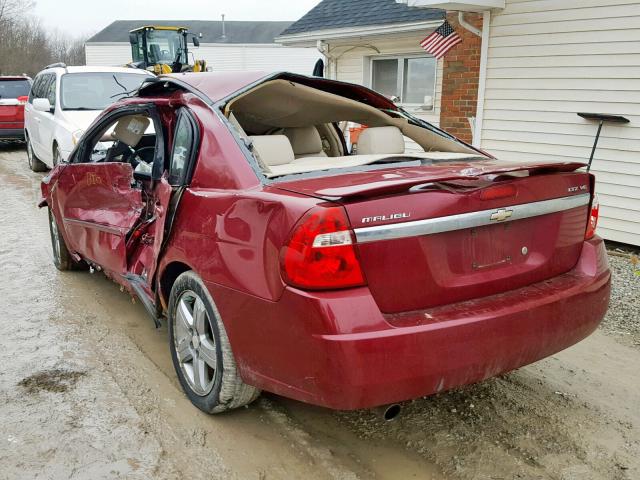 1G1ZU57N77F162508 - 2007 CHEVROLET MALIBU LTZ RED photo 3