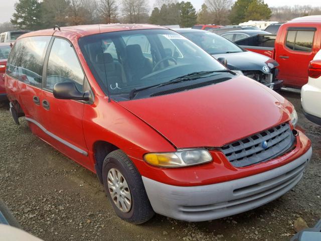 2P4FP2539VR294530 - 1997 PLYMOUTH VOYAGER RED photo 1