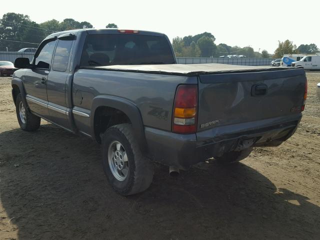 2GTEK19T511369137 - 2001 GMC NEW SIERRA GRAY photo 3