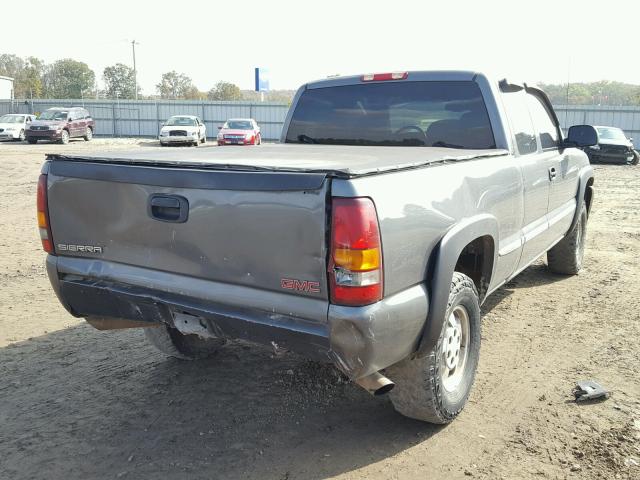 2GTEK19T511369137 - 2001 GMC NEW SIERRA GRAY photo 4