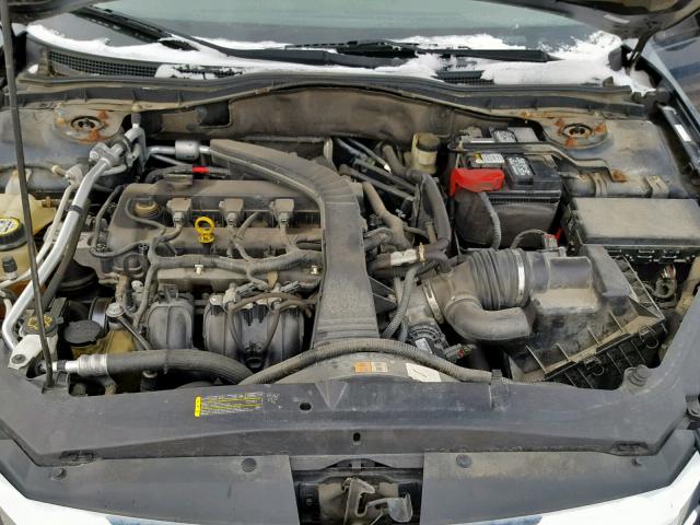 3FAHP06Z68R165895 - 2008 FORD FUSION S BLUE photo 7