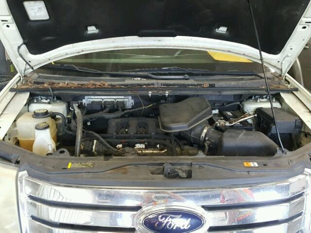 2FMDK38C27BA45425 - 2007 FORD EDGE SEL WHITE photo 7