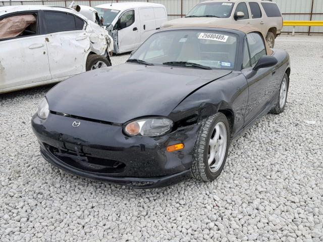 JM1NB3533X0113116 - 1999 MAZDA MX-5 MIATA BLACK photo 2