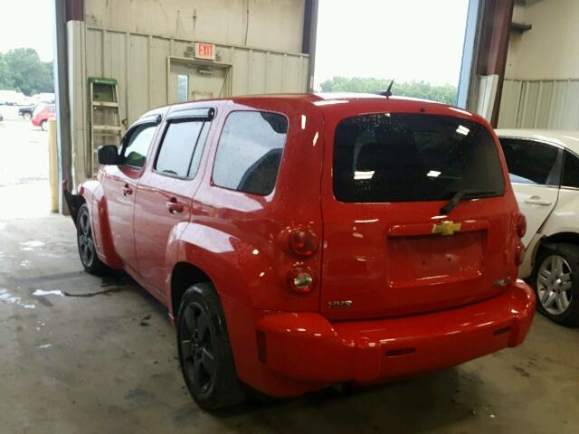 3GNCA13B89S529352 - 2009 CHEVROLET HHR LS Rojo foto 3