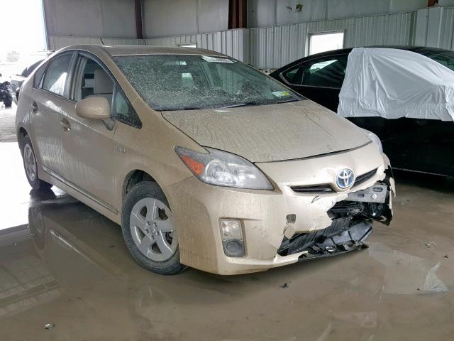 JTDKN3DU5A0162538 - 2010 TOYOTA PRIUS GOLD photo 1