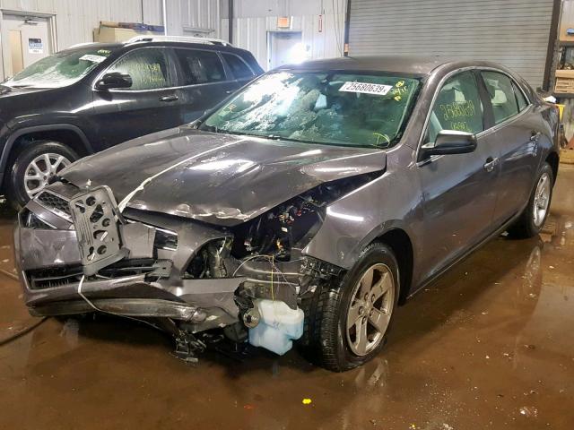 1G11B5SA4DF242223 - 2013 CHEVROLET MALIBU LS GRAY photo 2