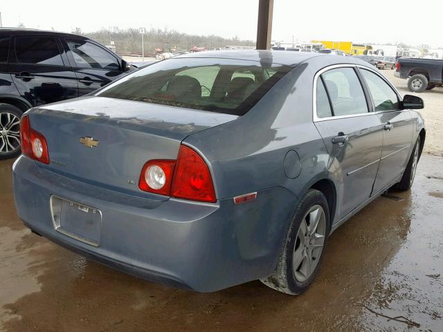 1G1ZG57B594220661 - 2009 CHEVROLET MALIBU LS ლურჯი ფოტო 4
