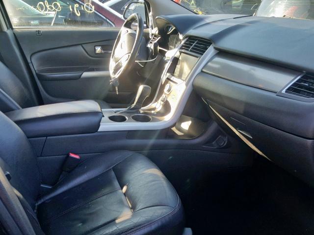 2FMDK4JC4DBB98383 - 2013 FORD EDGE SEL BLACK photo 5