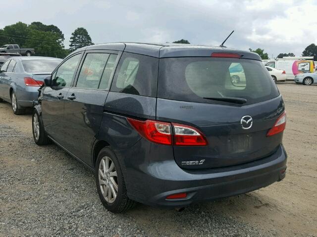 JM1CW2BL4C0141219 - 2012 MAZDA 5 BLUE photo 3