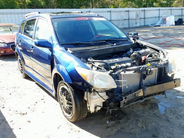 5Y2SL65886Z415377 - 2006 PONTIAC VIBE BLUE photo 1