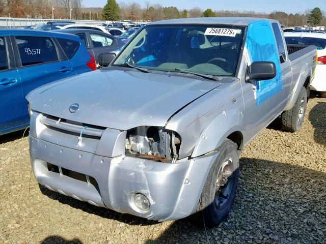 1N6ED26Y04C410883 - 2004 NISSAN FRONTIER K SILVER photo 2