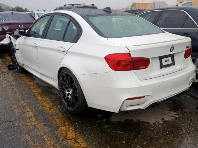 WBS8M9C52J5K98891 - 2018 BMW M3 WHITE photo 3