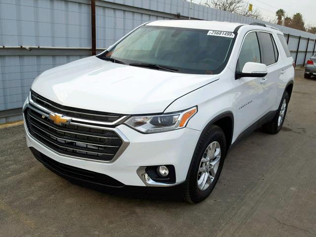 1GNERGKW2JJ205280 - 2018 CHEVROLET TRAVERSE L WHITE photo 2