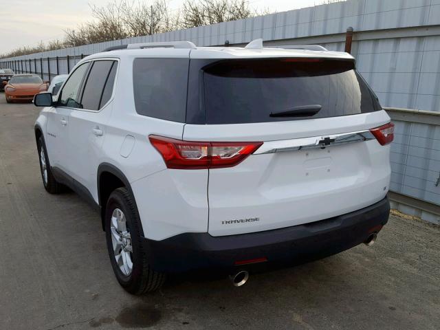 1GNERGKW2JJ205280 - 2018 CHEVROLET TRAVERSE L WHITE photo 3