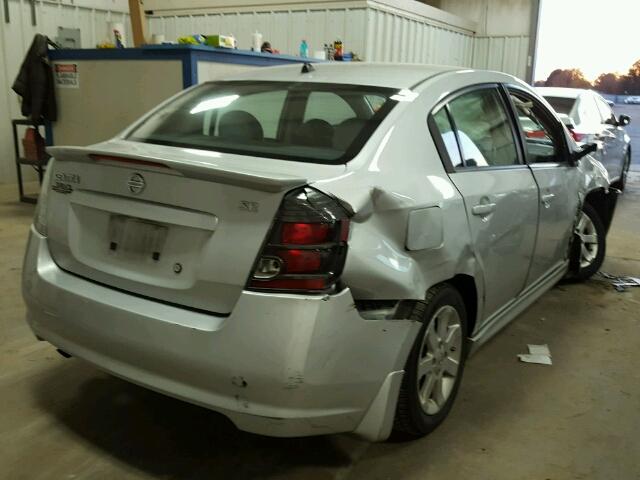 3N1AB6AP1AL700131 - 2010 NISSAN SENTRA 2.0 SILVER photo 4