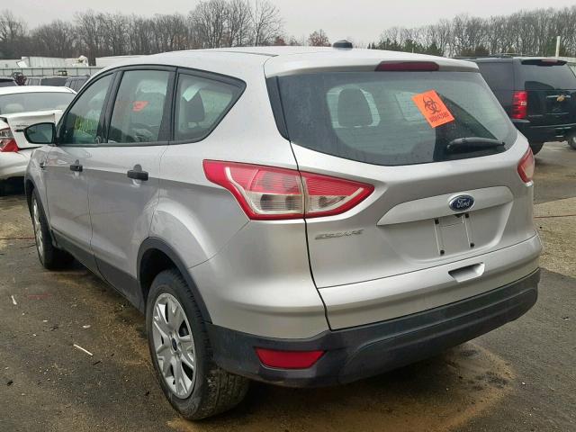 1FMCU0F73EUA21944 - 2014 FORD ESCAPE S SILVER photo 3