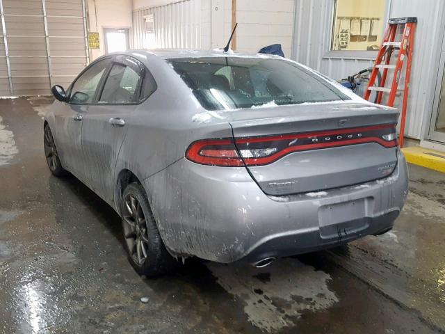 1C3CDFBB0ED716081 - 2014 DODGE DART SXT GRAY photo 3