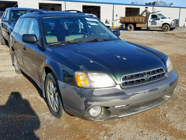 4S3BH6752Y7624763 - 2000 SUBARU LEGACY OUT GREEN photo 1