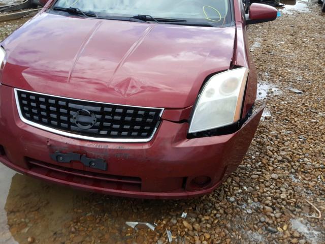 3N1AB61E88L735869 - 2008 NISSAN SENTRA 2.0 MAROON photo 9