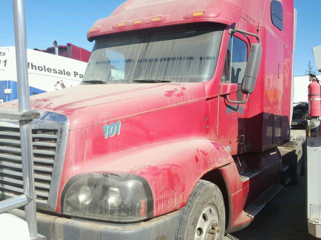 1FUJBBCK18LZ82115 - 2008 FREIGHTLINER CONVENTION RED photo 2