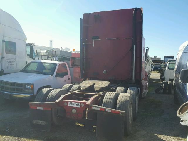 1FUJBBCK18LZ82115 - 2008 FREIGHTLINER CONVENTION RED photo 4