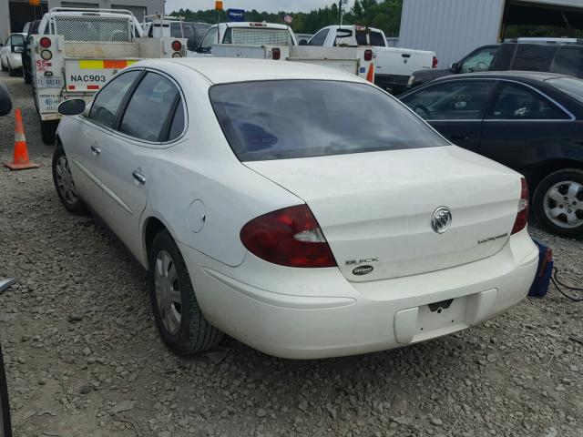 2G4WC532451306797 - 2005 BUICK LACROSSE C WHITE photo 3