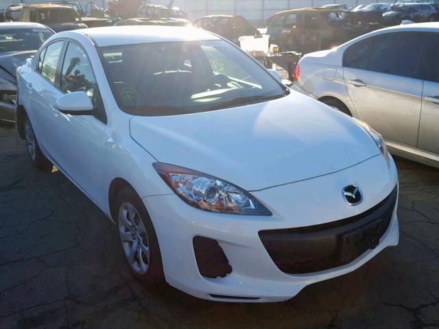 JM1BL1TG8D1763088 - 2013 MAZDA 3 I WHITE photo 1