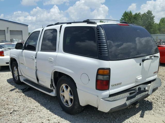 1GKEK63U35J168688 - 2005 GMC YUKON DENA WHITE photo 3