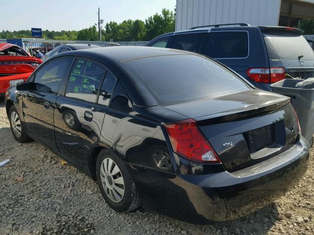 1G8AJ55F87Z127042 - 2007 SATURN ION LEVEL BLACK photo 3